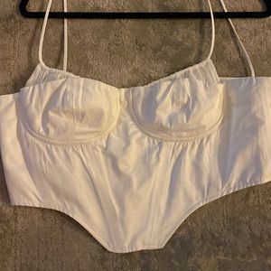 House of CB White Corset